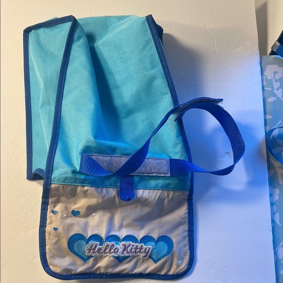 VINTAGE Hello Kitty Blue Car Seat Garbage Bag- RARE LIMITED EDITION GUC - Picture 3 of 16